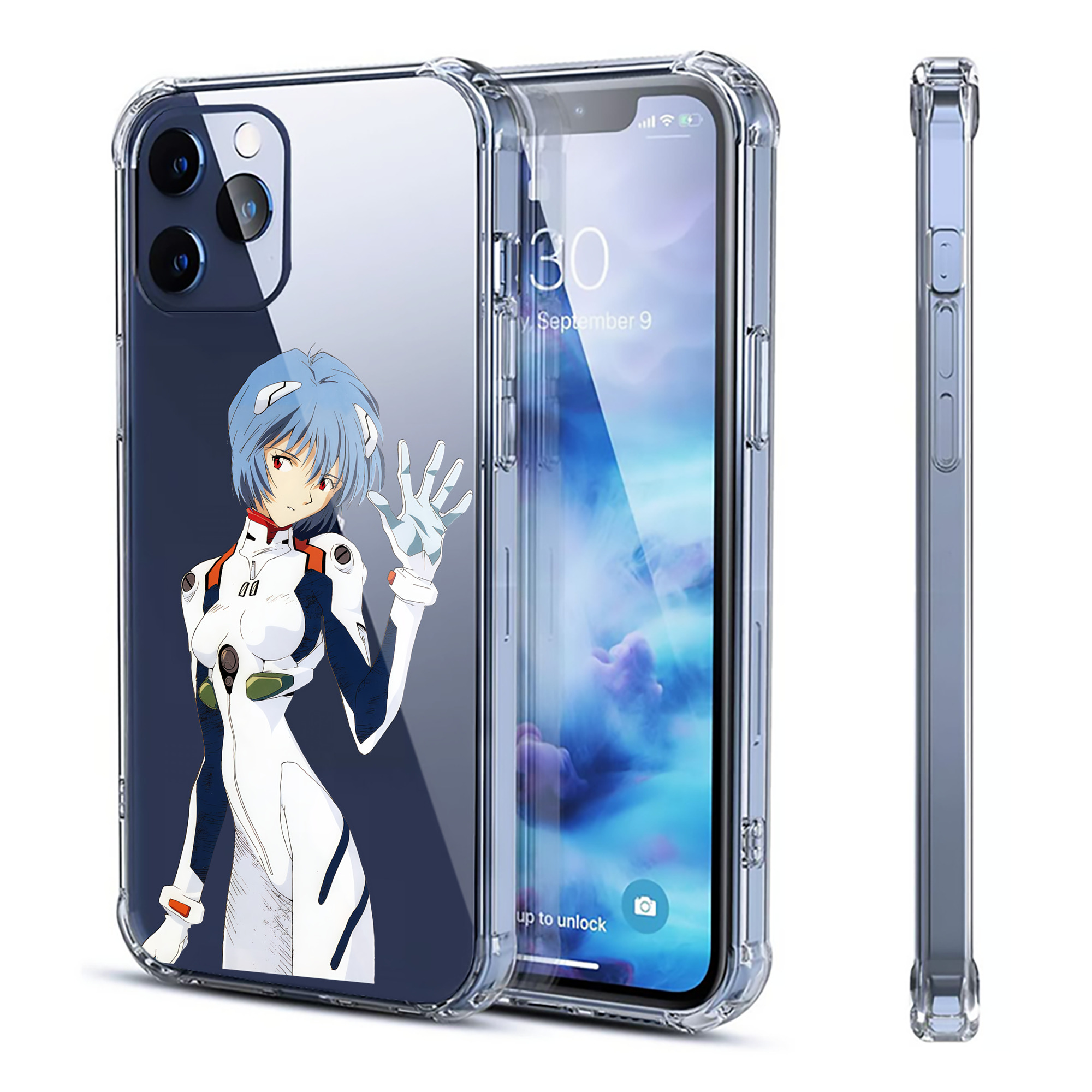 （画像用） EVA 新世紀エヴァンゲリオン 【iPhone 12シリーズ対応】透明スマホケース（クリアソフトケース）